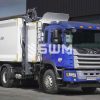 СБМ 402-2 Сміттєвоз з боковим завантаженням на базі JAC N350