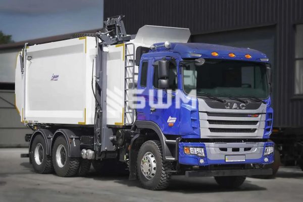 СБМ 402-2 Сміттєвоз з боковим завантаженням на базі JAC N350