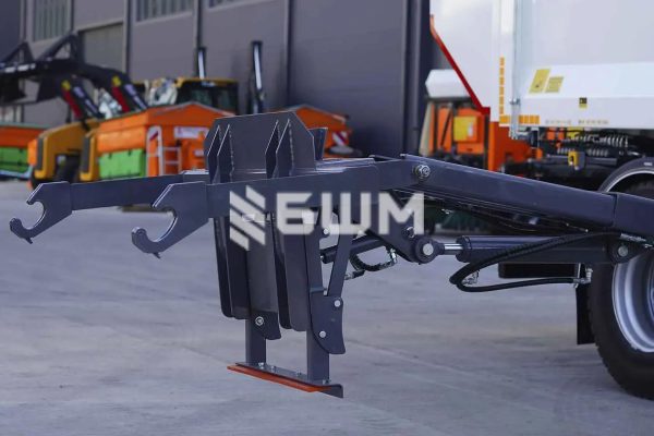 СБМ 402-2 Сміттєвоз з боковим завантаженням на базі JAC N350