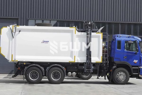 СБМ 402-2 Сміттєвоз з боковим завантаженням на базі JAC N350