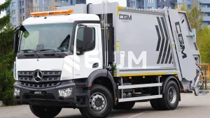 Сміттєвоз із заднім завантаженням 16 м³ на базі Mercedes-Benz Arocs 1833 K